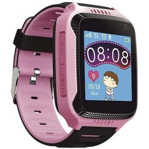DAM. GPS-Smartwatch speciaal voor kinderen, met camera, tracking-functie, SOS-oproepen en oproepontvangst, kleur: roze, Roze, Normaal