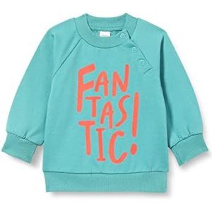 Pinokio Babyjongens met Snapls sweatshirt, Turquoise Orange Flip, 110 cm