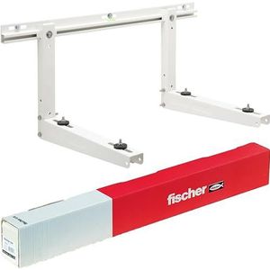 Fischer Houders voor airconditioning, buitenunit Klima Top, armlengte 480 mm, planken van verzinkt staal, incl. Fischer SX-bevestigingssysteem en trillingsbeschermde voeten