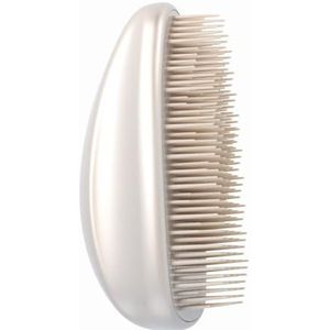 PARSA Beauty Professioneel ontwarrend wonder zonder handvat (champagne), ontwarringsborstel voor elk haar, haarborstel zonder trekken, antistatisch met 4-traps borstelindeling