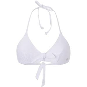 Pepe Jeans Dames Wave Br knoop top bikini, wit (wit), S, Wit (wit), S