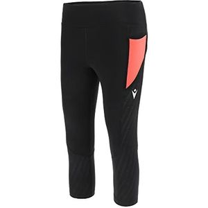 Macron - Run Scc Cheryl Light Stretch 3/4 broek Blk/Ncor Wmn, leggings dames