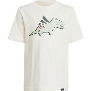 adidas Performance - T-Shirt - Offwhite - Katoen