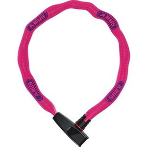 ABUS Catena 6806K Neon Pink kettingslot - Fietsslot met kunststof coating - Vierkante ketting met ABUS beveiligingsniveau 6 - 85 cm - Roze