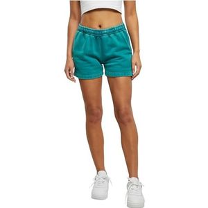 Urban Classics Dames Shorts Ladies Stone Washed Shorts watergreen S, watergreen, S