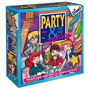 Diset - Party & co Junior-spel, bordspel met meerdere tests voor kinderen vanaf 8 jaar in het Catalaans