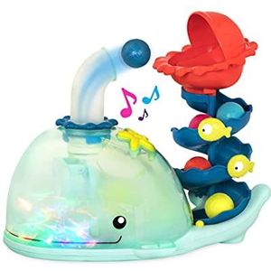 B. toys Babyspeelgoed met muziek, verlichting en ballen, walvis sensorisch speelgoed met kogelbaan – motorisch speelgoed vanaf 9 maanden