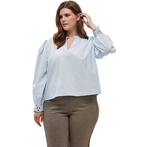 Peppercorn Damen Julianna Spitzenbluse 2284 Skyway Blue 48