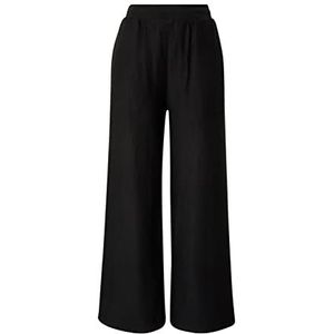 Urban Classics Dames dames rechte rib badstof broek broek, Zwart, XL