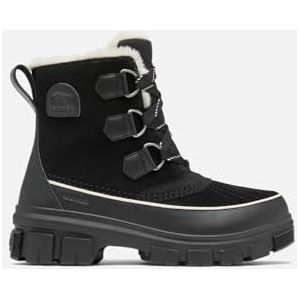 Sorel Dames Torino 5 waterdichte mode laars, zwart/fawn, 8.5 UK, Zwarte reekalf, 41.5 EU