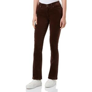 Bootcut Velvet Chicory Coffe, bruin