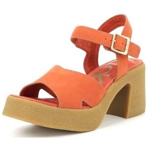 Kickers - Constance - Sandalen - Oranje/Baksteen - Leer