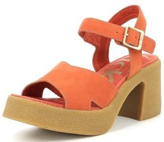 Kickers - Constance - Sandalen - Oranje/Baksteen - Leer