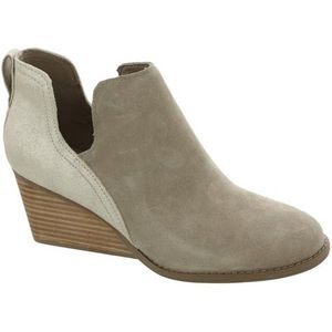 TOMS Dames Gwen Bottine, Dune Suede Metaal, 42,5 EU, Dune Suede Metallic, 42.5 EU