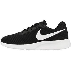 NIKE Tanjun heren Hardloopschoenen, zwart wit barely volt zwart, 43 EU