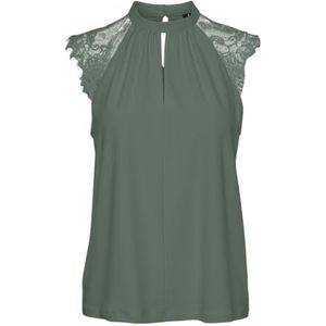 VERO MODA Vrouwelijk bovenstuk zonder mouwen, kant, Laurel Wreath, XS