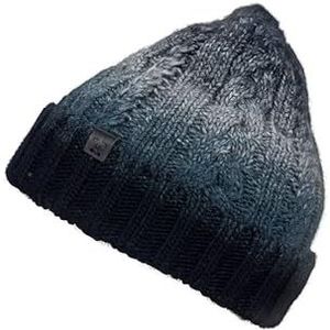 BICKLEY + MITCHELL Heren Alpaca Blend Multitone Beanie Hat, Donkerblauw, Eén maat