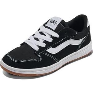 Vans Dames Ryland Ls Sneaker, Suede/Canvas Zwart/Wit, 7 UK, Suede Canvas Zwart Wit, 40.5 EU