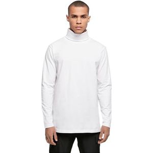 Build your Brand Turtle Neck Longsleeve BY178 - White - XS