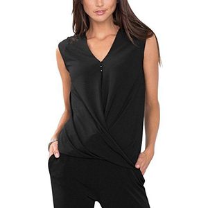ESPRIT Collection Dames T-Shirt, zwart (black 001), XL
