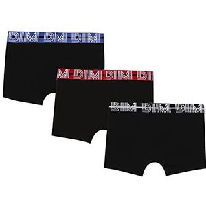 Dim Ecodim Boxershorts van stretchkatoen met contrasterende tailleband, 3 stuks, off-white, 8 Jaren