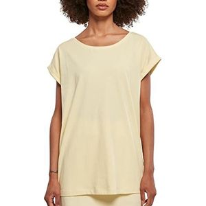 Urban Classics dames T-Shirt Dames Organic Extended Shoulder Tee, Softyellow, L