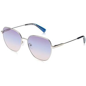 Longchamp LO168S bril, roségoud/kleurverloop, blauw, nude, 57/16/145 voor dames, roségoud/kleurverloop blauw nude, one size