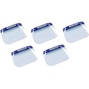 TEMPO DI SALDI 5 geïntegreerde vizieren van polycarbonaat, transparant, verstelbaar