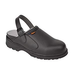 Dian BEA-EB SC Clog met veiligheidspits, niet metallic, SBEA+SRA, zwart, maat 40