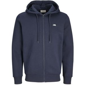 JREBREBEL Logo Sweat Zip Hood, sky captain, L