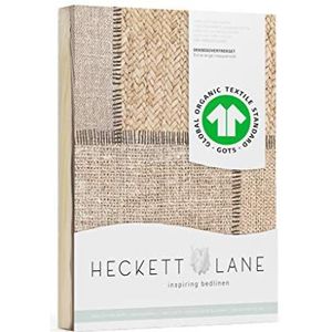 Heckett Lane Dekbedovertrek Rida 260 Woven Beige