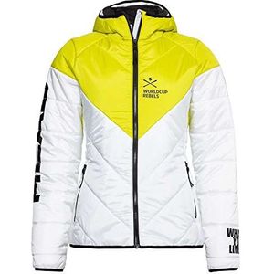 HEAD Dames Race Star Light Jackets, wit/geel., XS