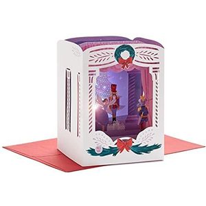 Hallmark Paper Wonder Musical Pop Up Kerstkaart (Nutcracker, Speelt Dans van de Suikerpruim Fee)