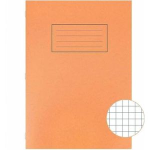 Silvine A4 Oefenboek - Oranje. Regeerd met Margin, 80 Pagina's [Pack van 10]