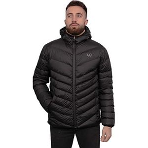 Just Emporio Jas met capuchon voor volwassenen, heren, Zwart, XXL