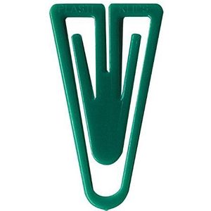 Laurel Plastiklips - Pak Polystyreen paperclips - 60 mm - Wit