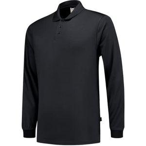 Tricorp Workwear 202005 Poloshirt met UV-bescherming, lange mouwen, 50% polyester/50% polyester, CoolDry, 180 g/m², marineblauw, maat 3XL