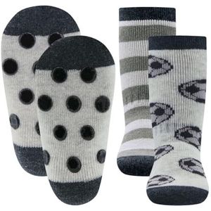 EWERS Sokken 'Fußball'  navy / grijs / basaltgrijs / zwart