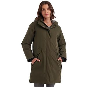G.I.G.A. DX by killtec dames Functionele parka/parka waterproof met capuchon GW 12 WMN PRK, dunkeloliv, 42, 43355-000