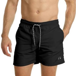 RIPT Performance Heren Essentials Quick Dry UV 50 Zonnebescherming Zwemshort Trunks,Zwart, S