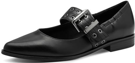 Marco Tozzi - 2-22128-45 - Ballerina's - Zwart - Dames