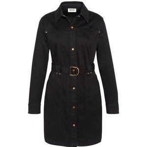 Schott NYC ROBJOYAWX Jurk Zwart L, Zwart, L