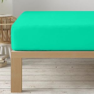 Degrees home Collection Hoeslaken, 160 x 190 x 33 cm, microvezel, polyester, geborsteld, groen