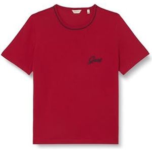 REG Script SS T-shirt, Shadow Rose, XS