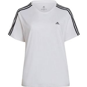 adidas Sportswear Essentials Slim 3-Stripes T-shirt - Dames - Wit