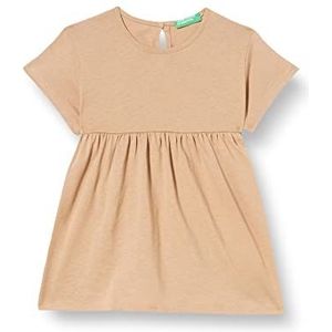 United Colors of Benetton T-shirt voor meisjes, Bruin 08h, 3 Maanden