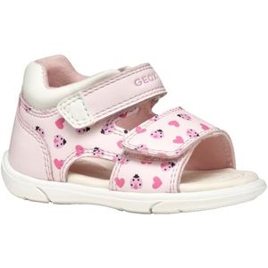 Geox Meisje B Sandal Zapito Girl, Lt Roze Wit, 25 EU