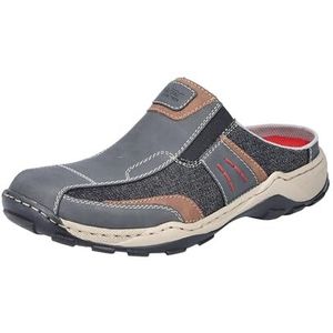 Rieker 08050 clogs voor dames, grijs, 41 EU