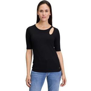 Betty & Co T-shirt voor dames, zwart, L