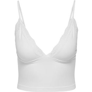 Onlvicky - Hemd - Erotisch - Cropped - Kanten Detail